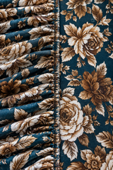 My Home Midnight Rose Printed Cotton Fitted Bed Sheet Set