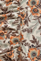 My Home Amber Meadow Printed Cotton Fitted Bed Sheet Set
