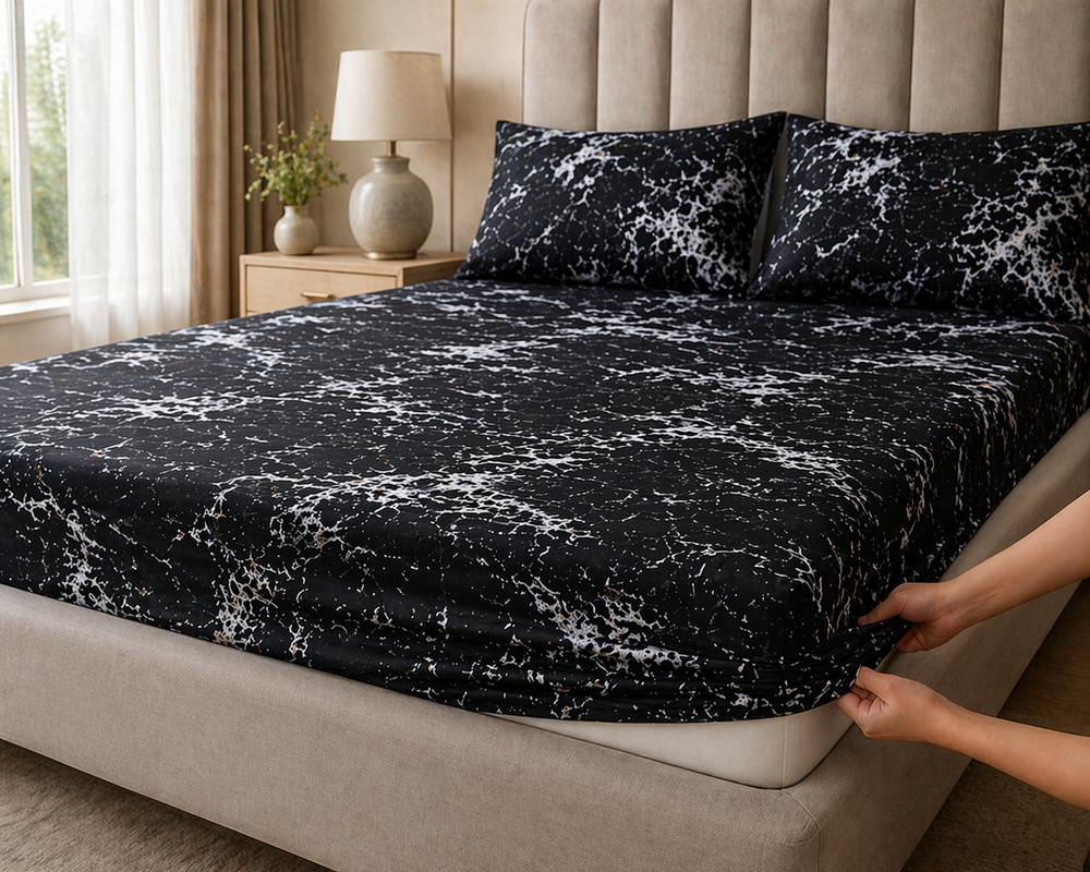 MARBLE 2.0 FITTED SHEET SHEET SET- PREMIUM