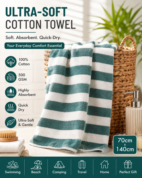 100% Cotton Cabana Towel 30 x 60 "