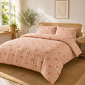 100% Cotton Printed 4 Pcs Duvet Cover Set