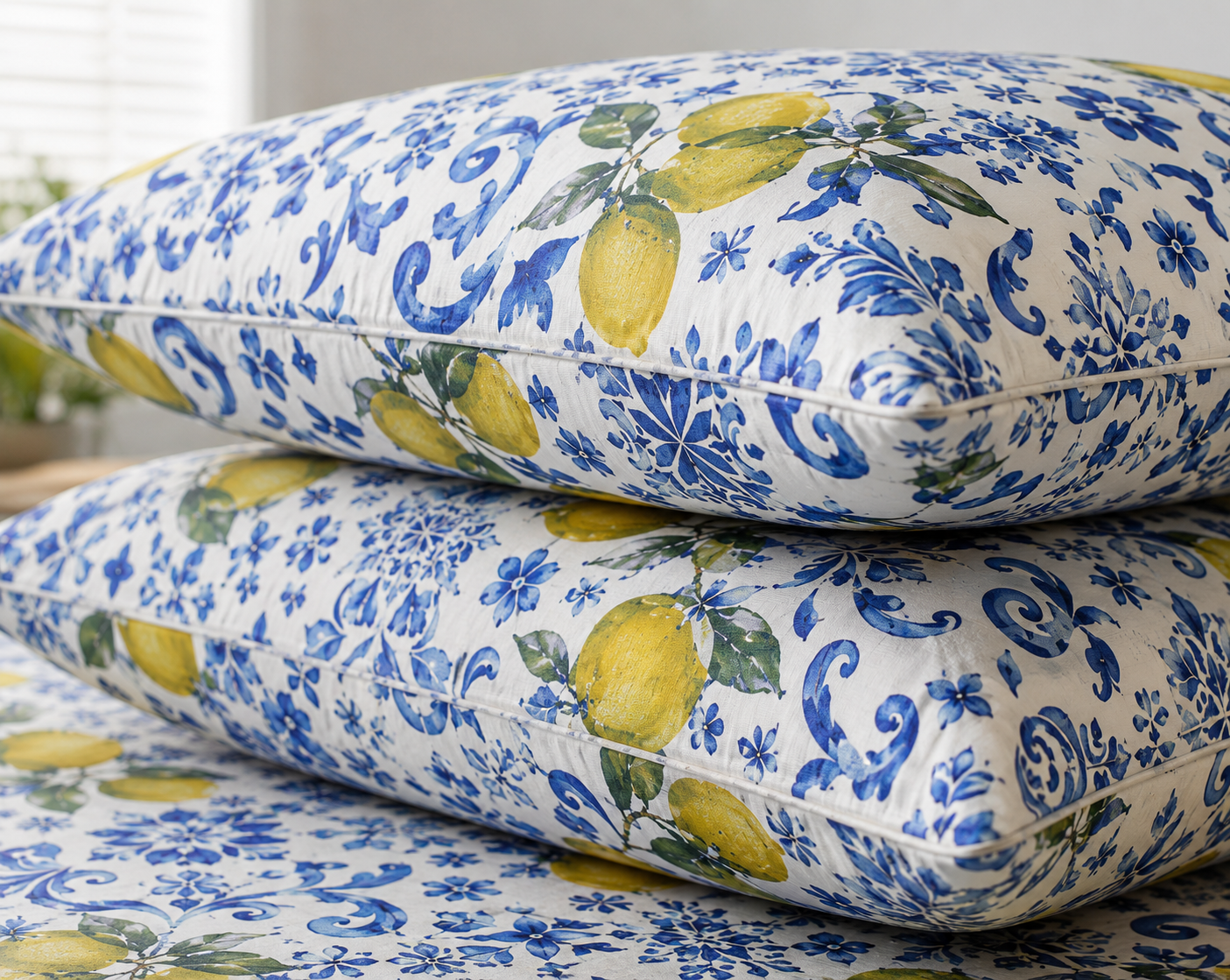 Limoncello- 100% Cotton Fitted Sheet Set