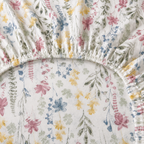 Wildflower ⭐- 100% Cotton Fitted Sheet Set