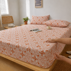 Solana- 100% Cotton Fitted Sheet Set