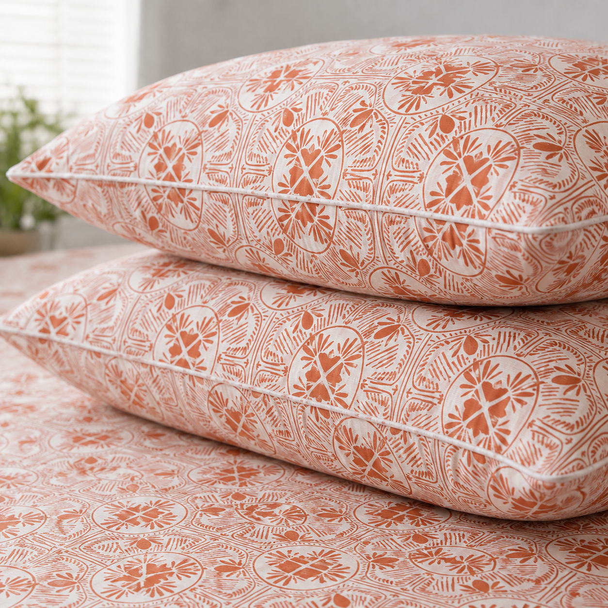 Solana- 100% Cotton Fitted Sheet Set