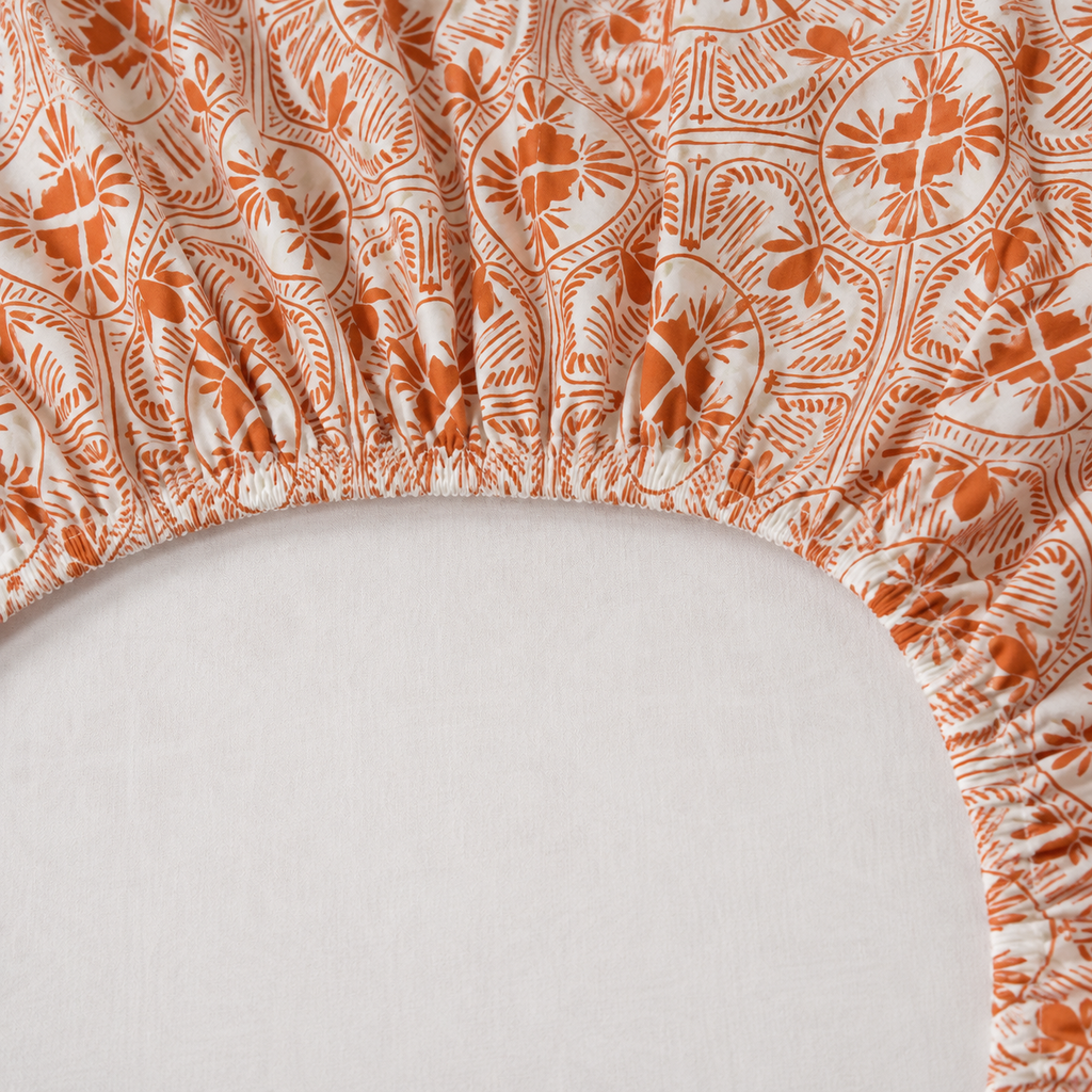 Solana- 100% Cotton Fitted Sheet Set