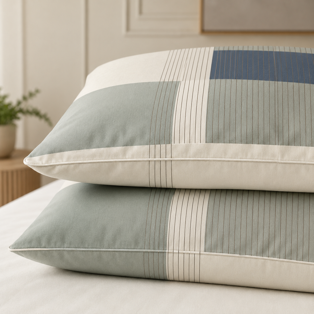 Olive Grove- 100% Cotton Fitted Sheet Set