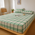 Shadow Stripes- 100% Cotton Fitted Sheet Set