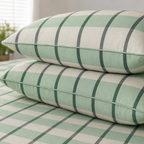 Shadow Stripes- 100% Cotton Fitted Sheet Set