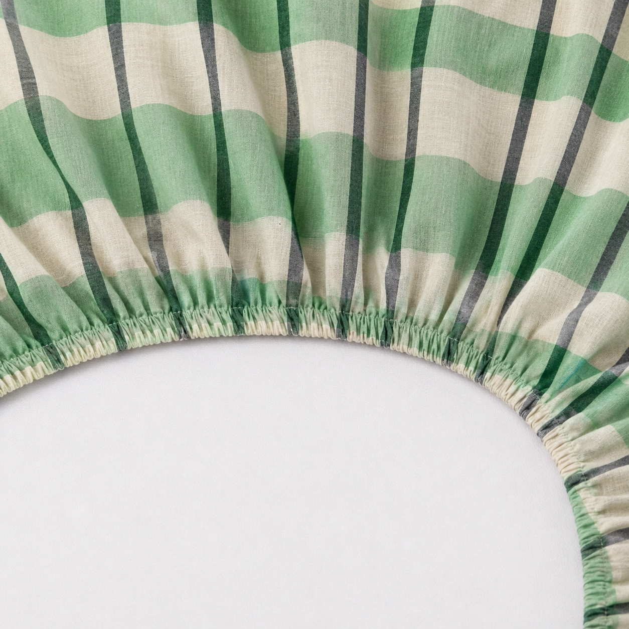 Shadow Stripes- 100% Cotton Fitted Sheet Set