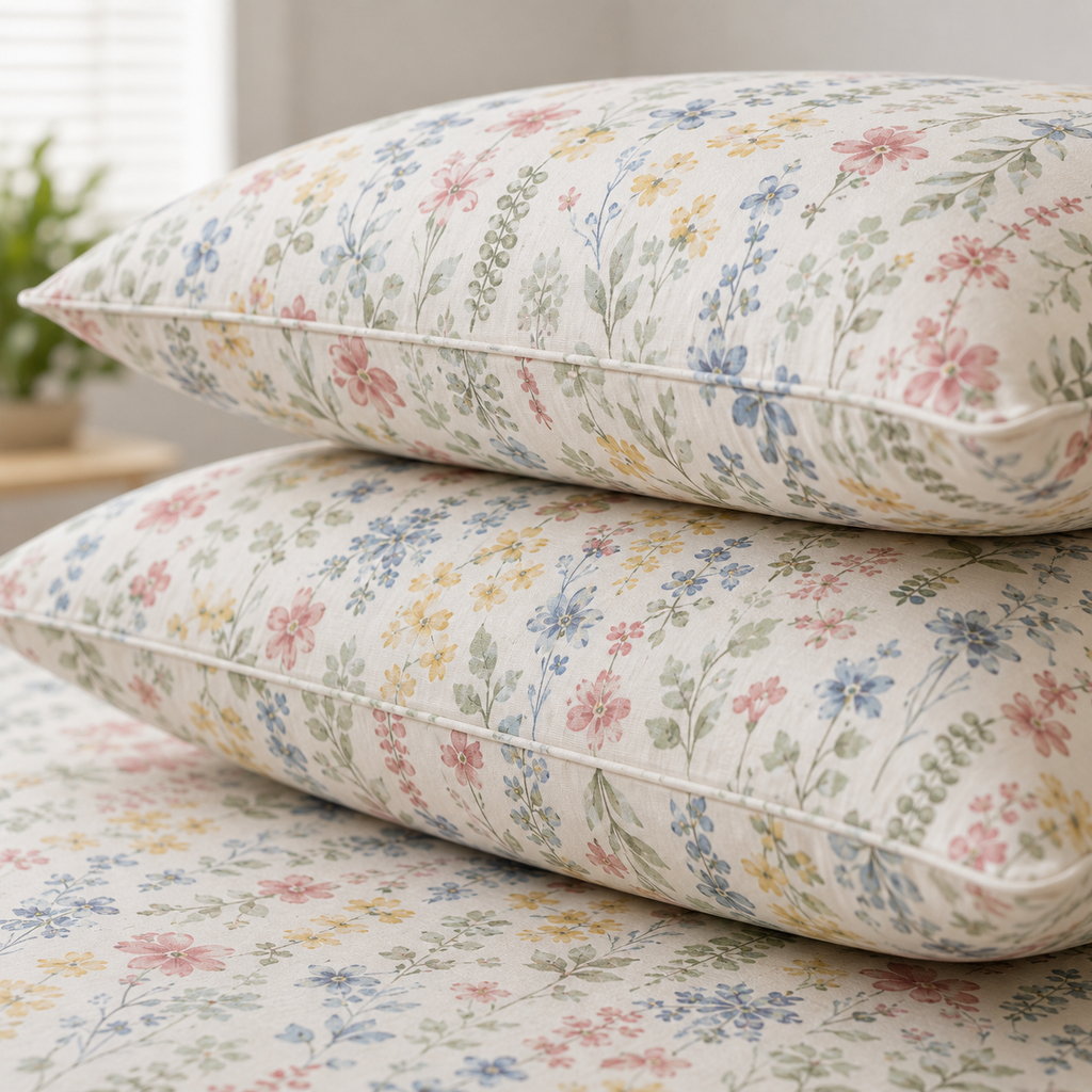 100% Cotton 3 PC Bed Sheet Set