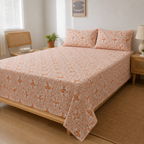 100% Cotton 3 PC Bed Sheet Set