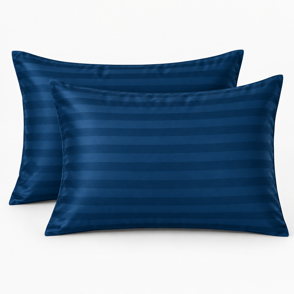Premium Navy Blue 2-Piece Pillowcase Set ✨