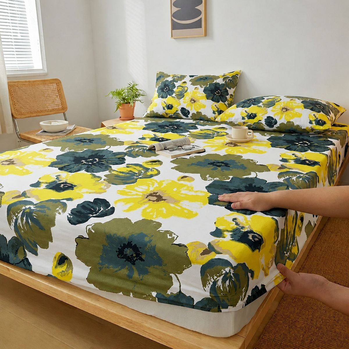 BOTANICAL FITTED SHEET SHEET SET- PREMIUM