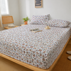 FLORAL FITTED SHEET SHEET SET- PREMIUM