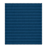 My Home Stripe Flat Bedsheet - Navy Blue | Single, Queen & King